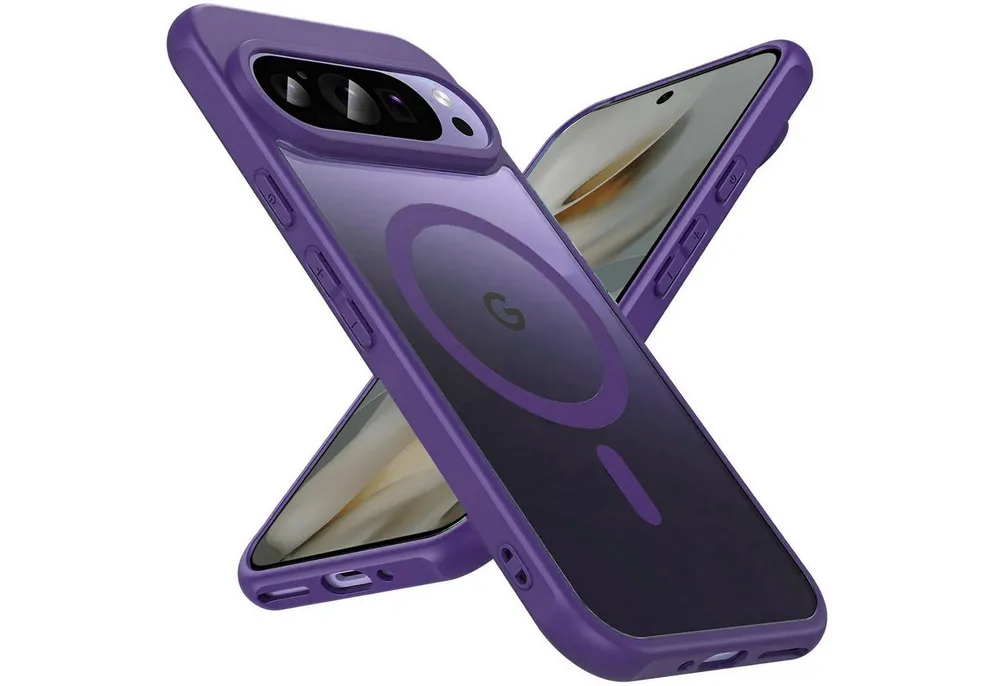 CoolGadget Handyhülle Magnet-Hülle für Pixel 10 Pro XL Schutzhülle magnetisch 6,8 Zoll, Hülle Matt Stoßfest kompatibel mit QI-Laden Zubehör Kameraschutz Case