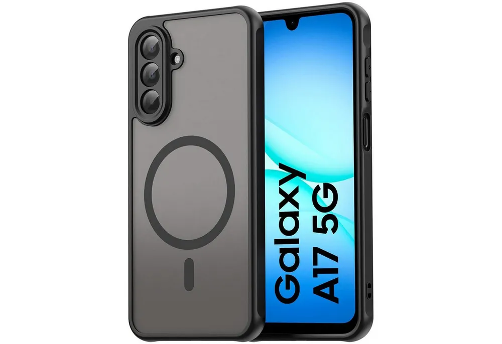 CoolGadget Handyhülle Magnet-Hülle für Samsung Galaxy A17 5G Schutzhülle magnetisch 6,7 Zoll, Hülle Matt Stoßfest kompatibel mit QI-Laden Zubehör Kameraschutz Case