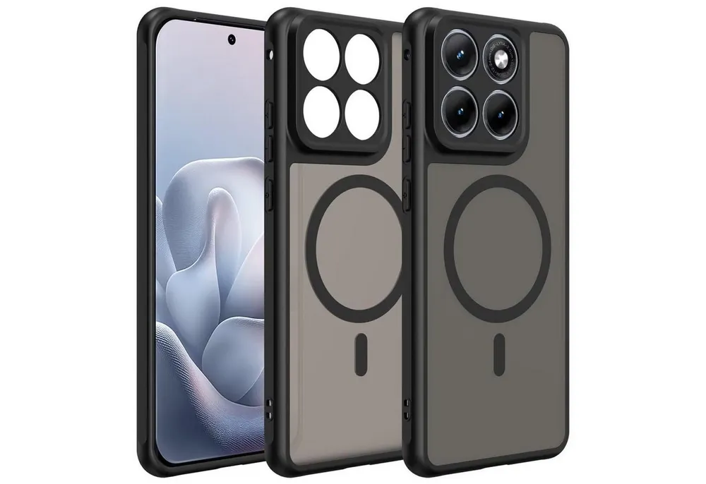 CoolGadget Handyhülle Magnet-Hülle für Motorola Edge 70 Fusion Schutzhülle magnetisch 6,78 Zoll, Hülle Matt Stoßfest kompatibel mit QI-Laden Zubehör Kameraschutz Case