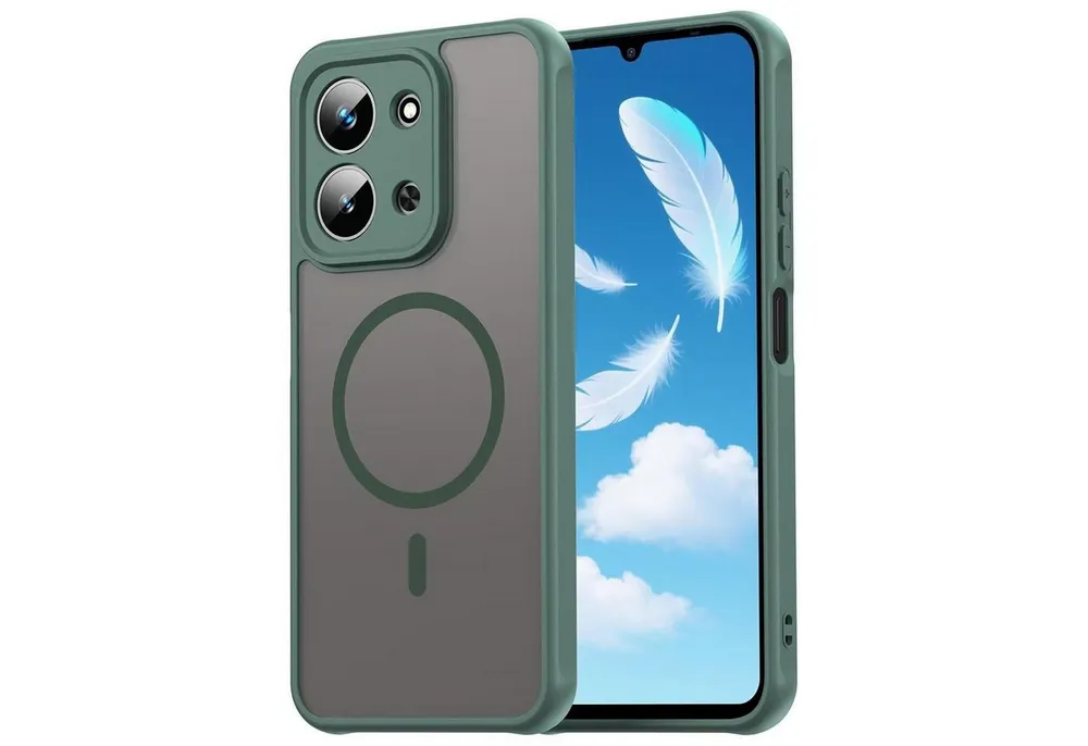 CoolGadget Handyhülle Magnet-Hülle für Xiaomi Redmi 15C Schutzhülle magnetisch 6,9 Zoll, Hülle Matt Stoßfest kompatibel mit QI-Laden Zubehör Kameraschutz Case