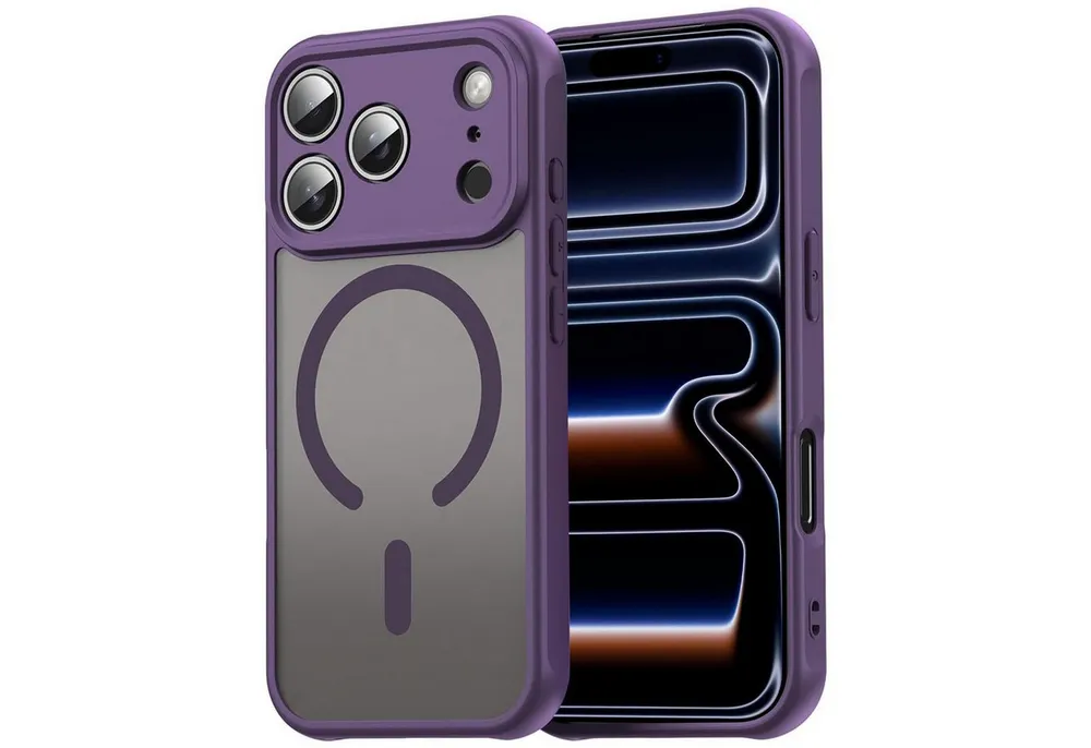 CoolGadget Handyhülle Magnet-Hülle für iPhone 17 Pro Max Schutzhülle magnetisch 6,9 Zoll, Hülle Matt Stoßfest kompatibel mit Magsafe Zubehör Kameraschutz Case