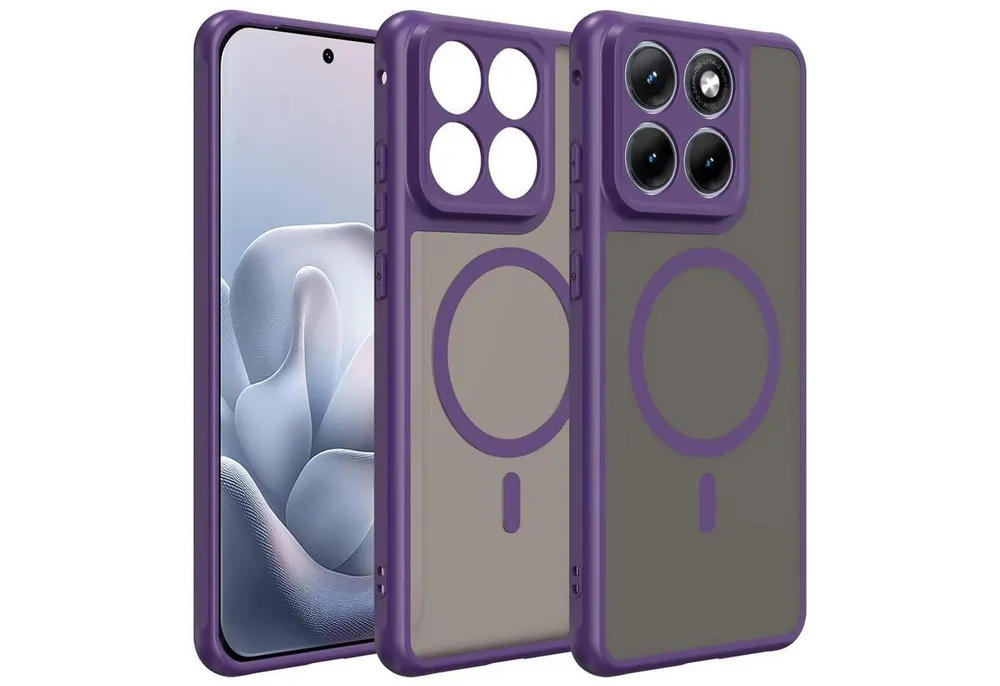 CoolGadget Handyhülle Magnet-Hülle für Motorola Edge 70 Fusion Schutzhülle magnetisch 6,78 Zoll, Hülle Matt Stoßfest kompatibel mit QI-Laden Zubehör Kameraschutz Case
