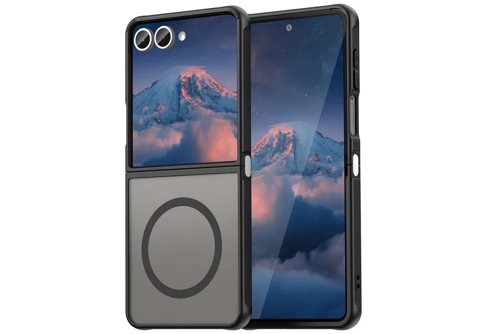 CoolGadget Handyhülle Magnet-Hülle für Samsung Galaxy Z Flip 7 Schutzhülle magnetisch 6,9 Zoll, Hülle Matt Stoßfest kompatibel mit QI-Laden Zubehör Kameraschutz Case