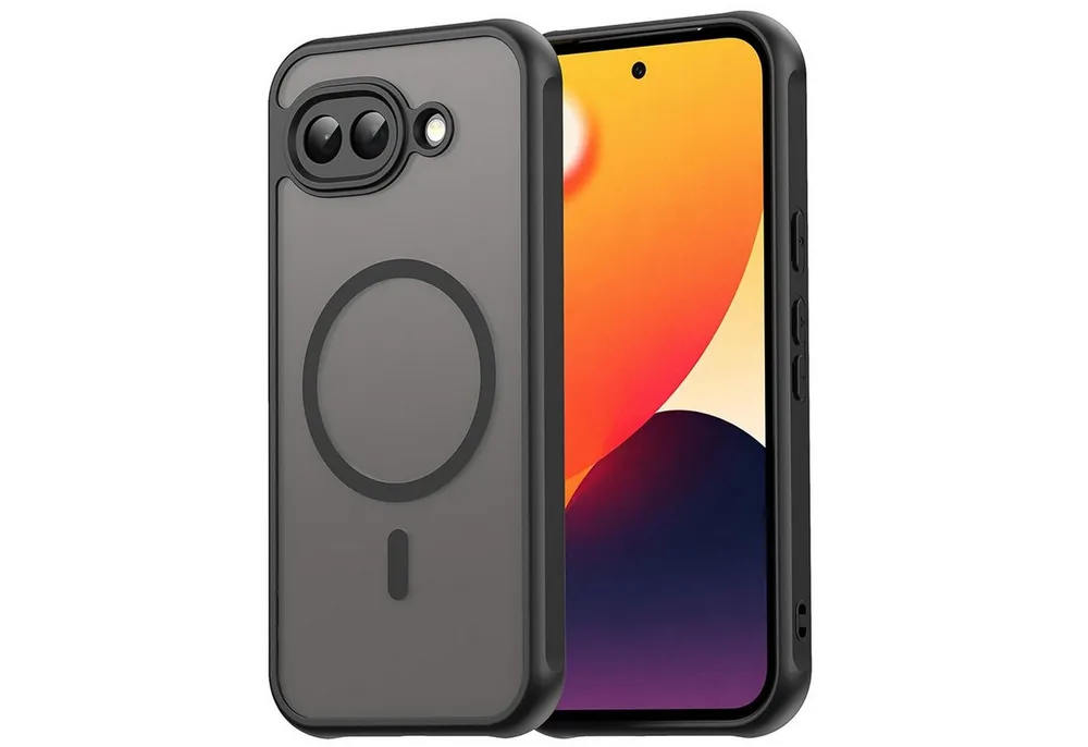 CoolGadget Handyhülle Magnet-Hülle für Pixel 10a Schutzhülle magnetisch 6,3 Zoll, Hülle Matt Stoßfest kompatibel mit QI-Laden Zubehör Kameraschutz Case