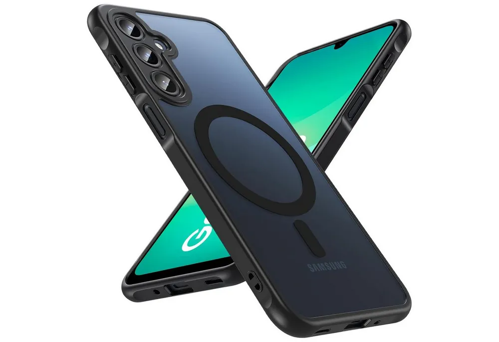 CoolGadget Handyhülle Magnet-Hülle für Samsung Galaxy A26 5G Schutzhülle magnetisch 6,7 Zoll, Hülle Matt Stoßfest kompatibel mit QI-Laden Zubehör Kameraschutz Case