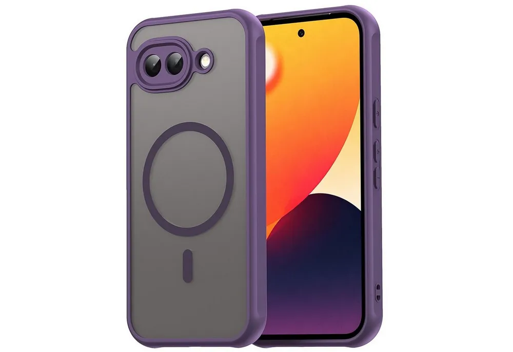 CoolGadget Handyhülle Magnet-Hülle für Pixel 10a Schutzhülle magnetisch 6,3 Zoll, Hülle Matt Stoßfest kompatibel mit QI-Laden Zubehör Kameraschutz Case