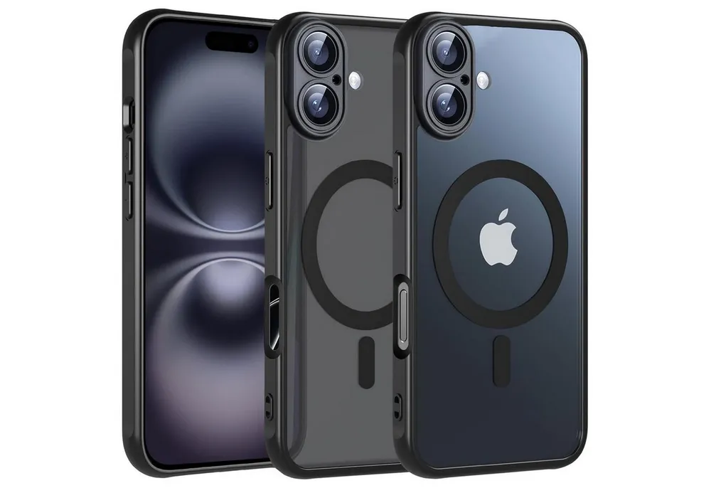 CoolGadget Handyhülle Magnet-Hülle für iPhone 17 Schutzhülle magnetisch 6,3 Zoll, Hülle Matt Stoßfest kompatibel mit Magsafe Zubehör Kameraschutz Case
