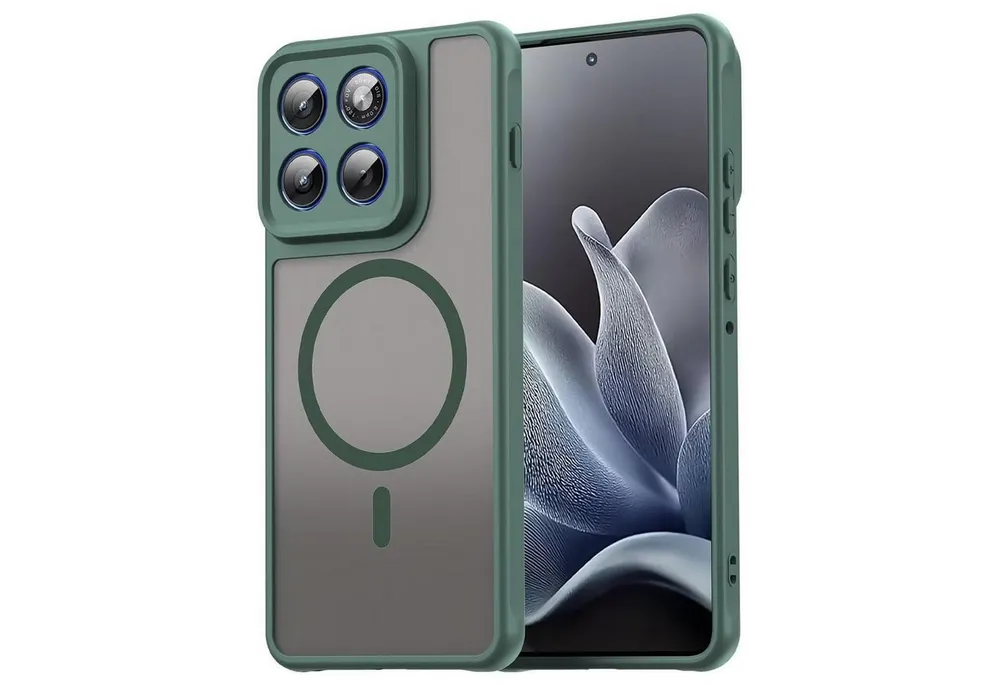 CoolGadget Handyhülle Magnet-Hülle für Motorola Edge 70 Schutzhülle magnetisch 6,67 Zoll, Hülle Matt Stoßfest kompatibel mit QI-Laden Zubehör Kameraschutz Case
