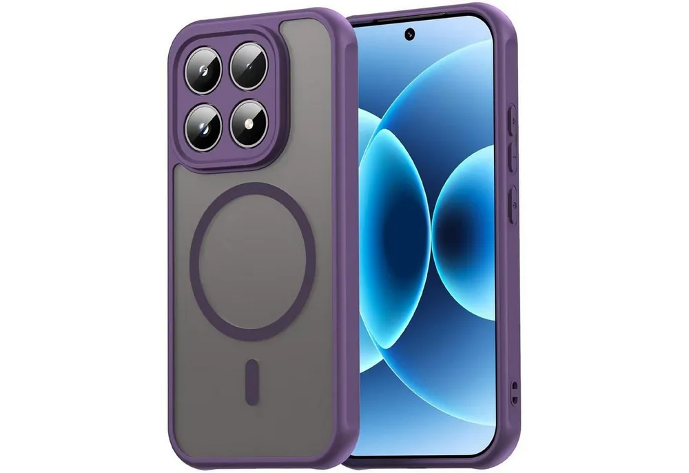 CoolGadget Handyhülle Magnet-Hülle für Xiaomi 17 Schutzhülle magnetisch 6,3 Zoll, Hülle Matt Stoßfest kompatibel mit QI-Laden Zubehör Kameraschutz Case