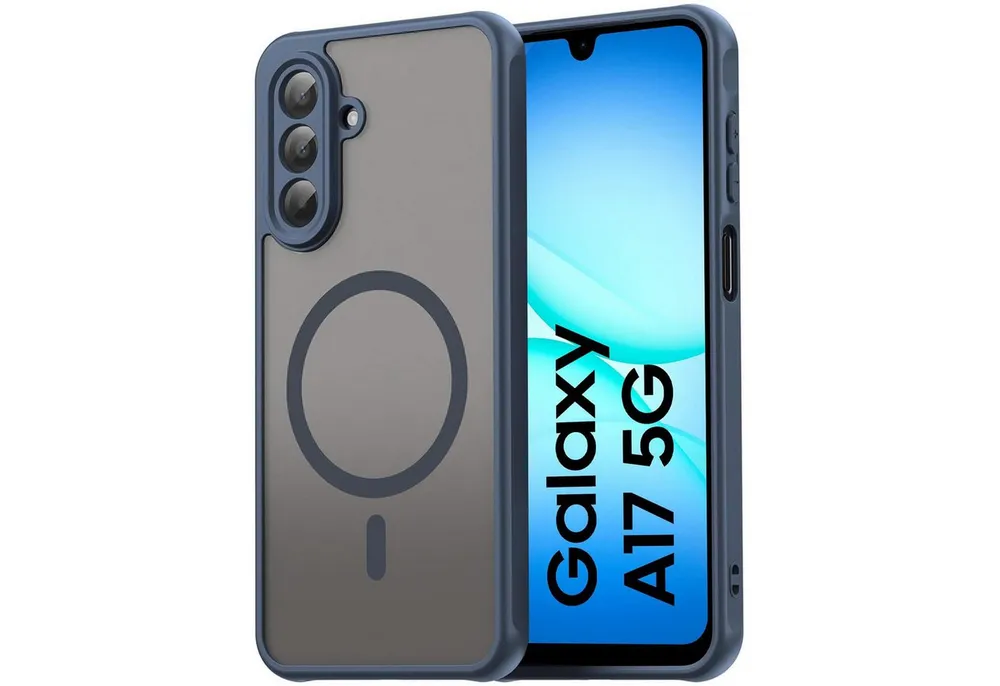CoolGadget Handyhülle Magnet-Hülle für Samsung Galaxy A17 5G Schutzhülle magnetisch 6,7 Zoll, Hülle Matt Stoßfest kompatibel mit QI-Laden Zubehör Kameraschutz Case