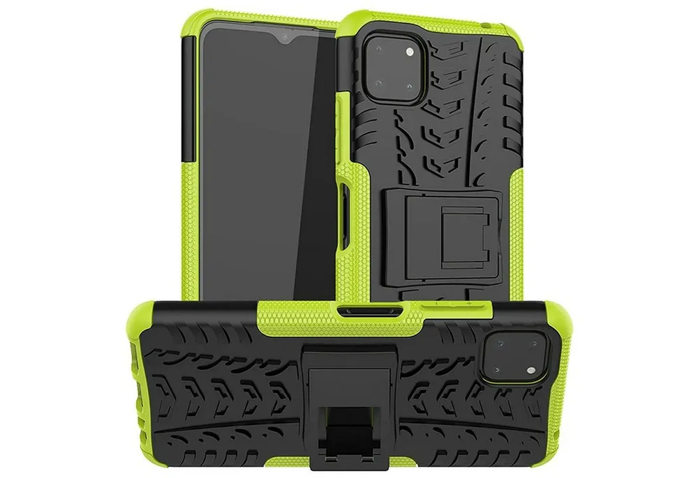 CoolGadget Handyhülle Outdoor Case Hybrid Cover für Samsung Galaxy A22 5G 6,6 Zoll, Schutzhülle extrem robust Handy Case für Samsung A22 5G Hülle