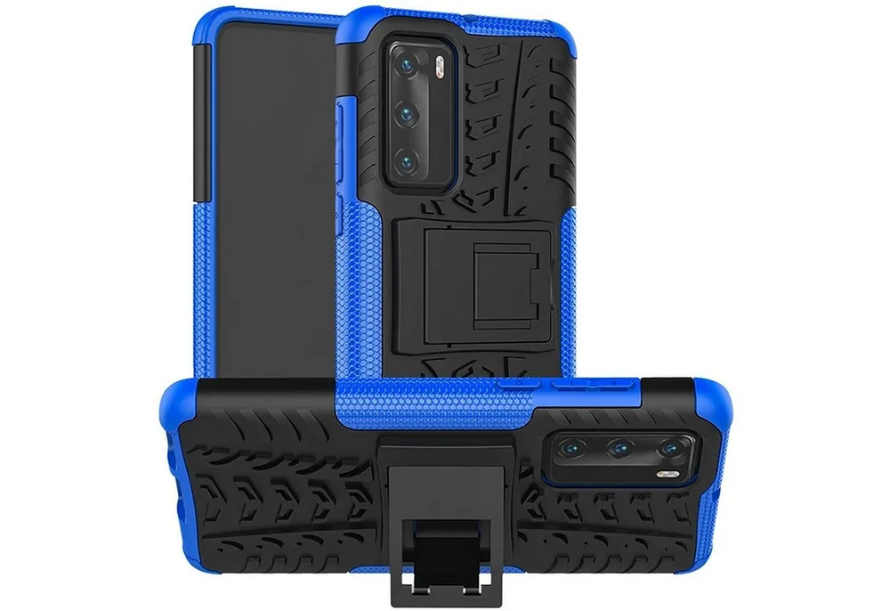 CoolGadget Handyhülle Outdoor Case Hybrid Cover für Huawei P40 6,1 Zoll, Schutzhülle extrem robust Handy Case für Huawei P40 Hülle