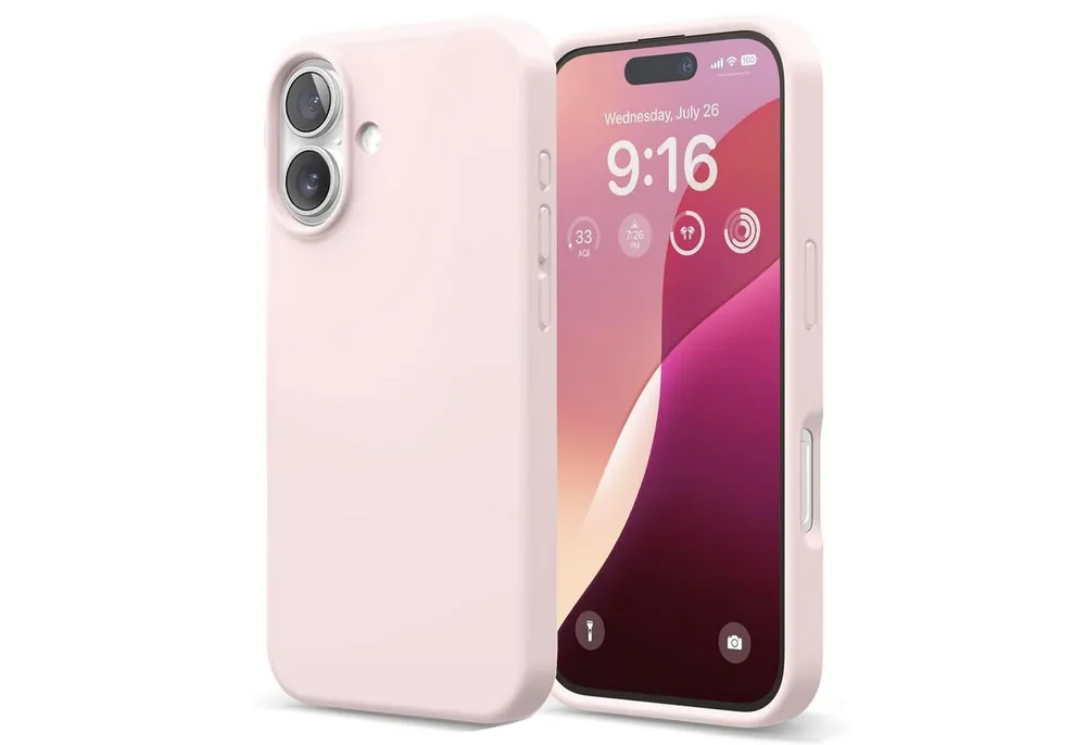 CoolGadget Handyhülle Silikon Colour Series Slim Case für Apple iPhone 17 6,3 Zoll, Hülle weich Handy Cover für iPhone 17 Schutzhülle Innenfleece