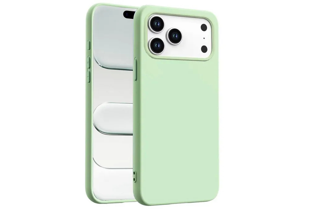 CoolGadget Handyhülle Silikon Colour Series Slim Case für Apple iPhone 17 Pro Max 6,9 Zoll, Hülle weich Handy Cover für iPhone 17 Pro Max Schutzhülle Innenfleece