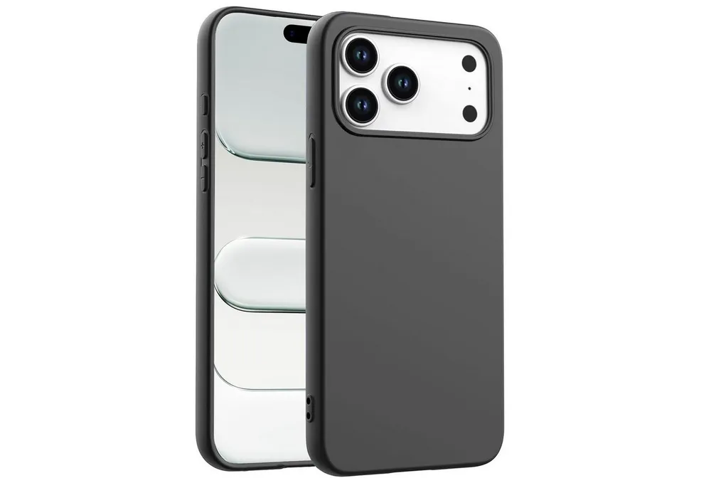 CoolGadget Handyhülle Silikon Colour Series Slim Case für Apple iPhone 17 Pro Max 6,9 Zoll, Hülle weich Handy Cover für iPhone 17 Pro Max Schutzhülle Innenfleece