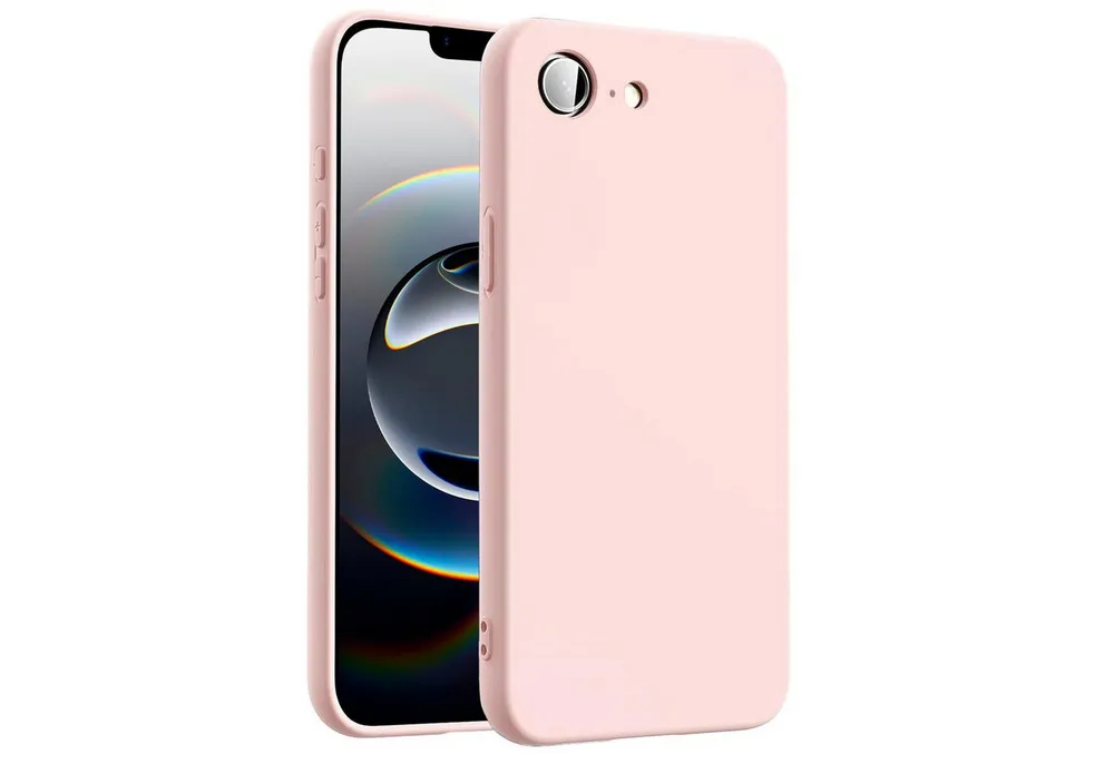CoolGadget Handyhülle Silikon Colour Series Slim Case für iPhone 17e / iPhone 16e 6,1 Zoll, Hülle weich Handy Cover für iPhone 16e Schutzhülle Innenfleece