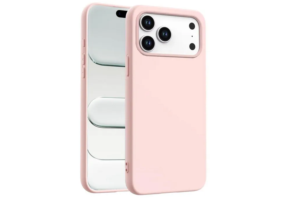 CoolGadget Handyhülle Silikon Colour Series Slim Case für Apple iPhone 17 Pro Max 6,9 Zoll, Hülle weich Handy Cover für iPhone 17 Pro Max Schutzhülle Innenfleece