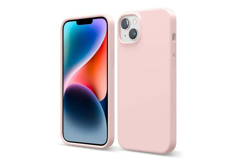 CoolGadget Handyhülle Silikon Colour Series Slim Case für Apple iPhone 15 6,1 Zoll, Hülle weich Handy Cover für iPhone 15 Schutzhülle