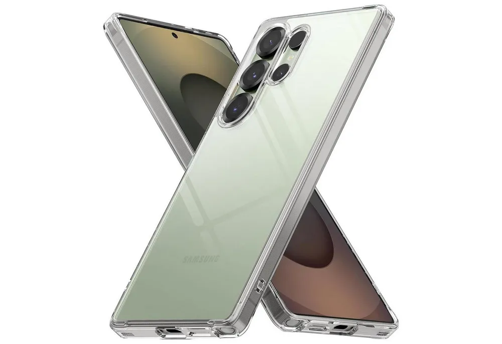 CoolGadget Handyhülle Silikon Handy Hülle Slim für Samsung Galaxy S25 Ultra, dünne TPU Schutzhülle Case in transparent / durchsichtig