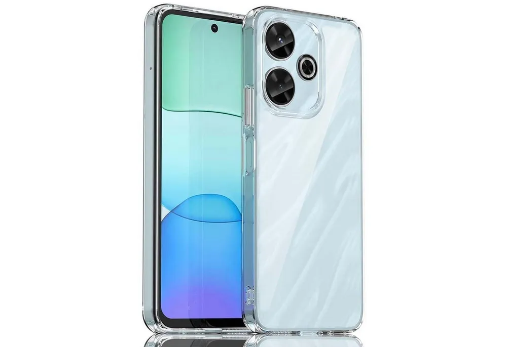 CoolGadget Handyhülle Silikon Handy Hülle Slim für Xiaomi Redmi 13 6,79 Zoll, dünne TPU Schutzhülle Case in transparent / durchsichtig