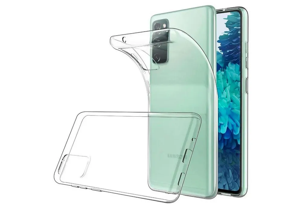 CoolGadget Handyhülle Silikon Handy Hülle Slim für Samsung Galaxy S20 FE 6,5 Zoll, dünne TPU Schutzhülle Case in transparent / durchsichtig