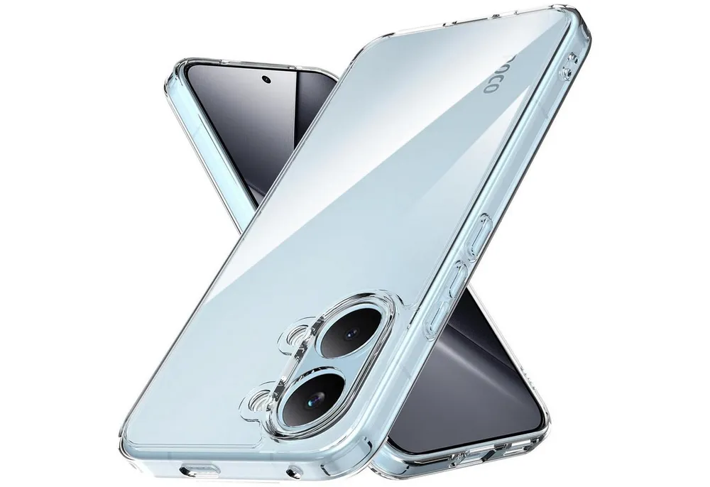 CoolGadget Handyhülle Silikon Handy Hülle Slim für Xiaomi Poco X8 Pro Max, dünne TPU Schutzhülle Case in transparent / durchsichtig
