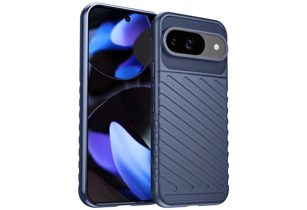 CoolGadget Handyhülle Thunder Hybrid Case für Google Pixel 9 6,3 Zoll, stylische rutschfeste Schutzhülle Handy Hülle für Pixel 9