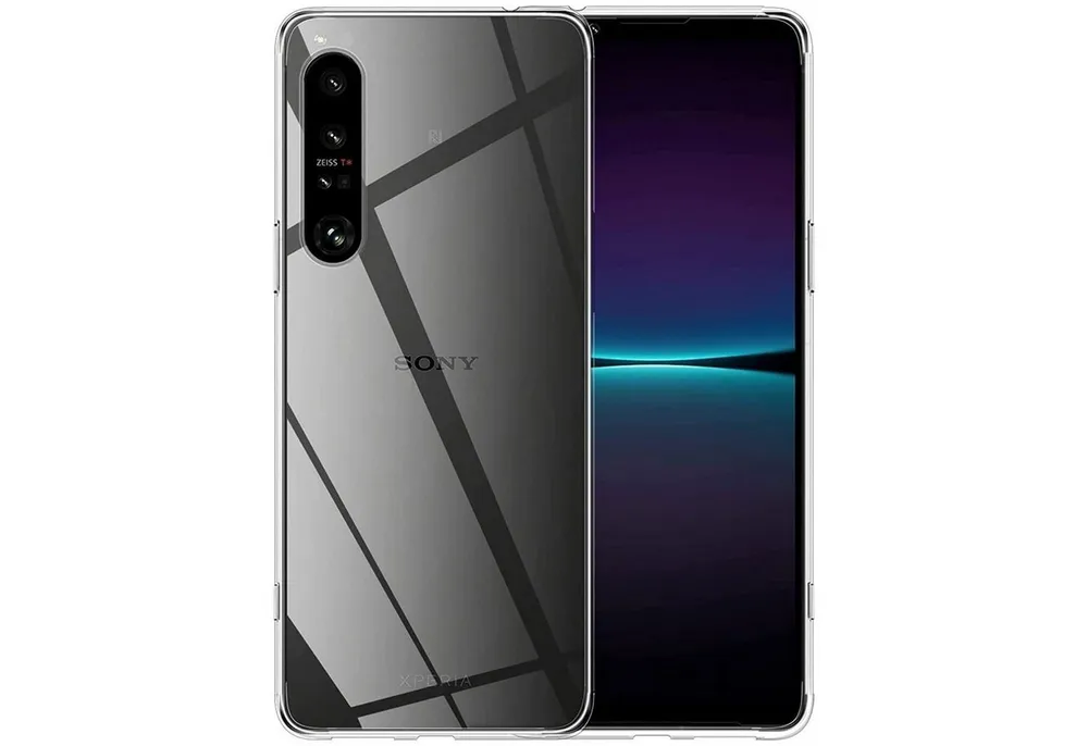 CoolGadget Handyhülle Transparent Ultra Slim Case für Sony Xperia 1 IV 6,5 Zoll, Silikon Hülle Dünne Schutzhülle für Xperia 1 IV Hülle