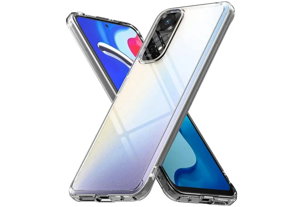 CoolGadget Handyhülle Transparent Ultra Slim Case für Xiaomi Redmi Note 11, Redmi Note 11S 6,43 Zoll, Silikon Hülle Dünne Schutzhülle für Redmi Note 11 / 11S Hülle