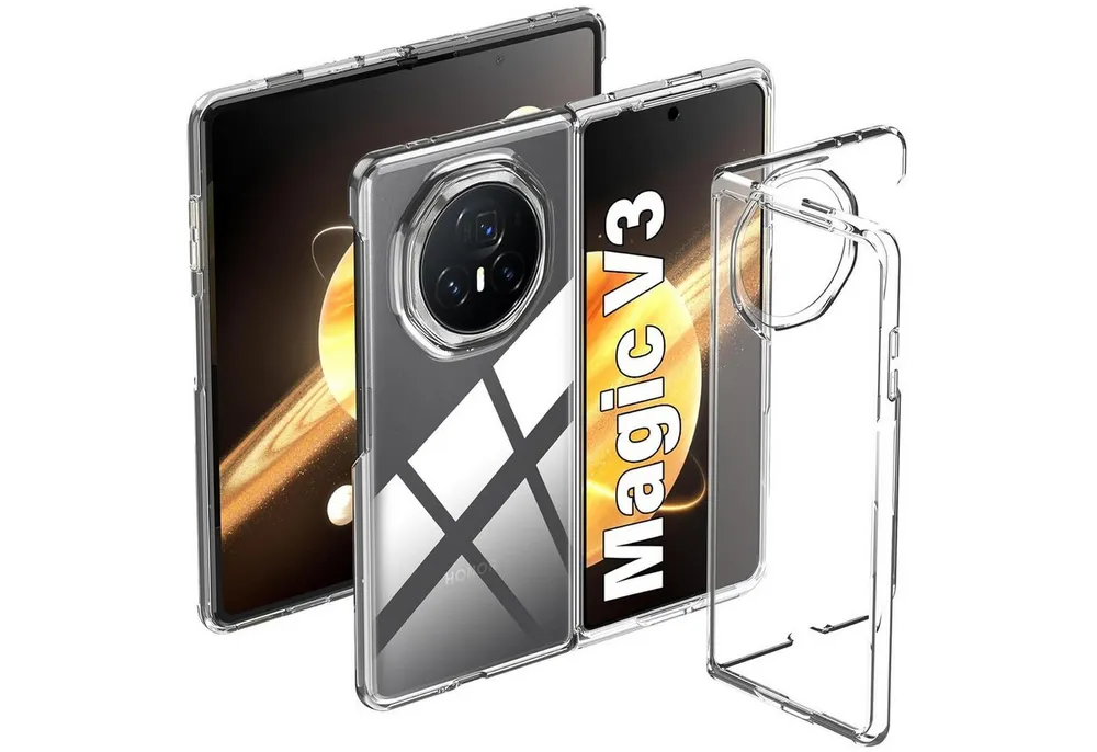 CoolGadget Handyhülle Transparent Ultra Slim Case für Honor Magic V3 7,92 Zoll, Silikon Hülle Dünne Schutzhülle für Honor Magic V3 Hülle
