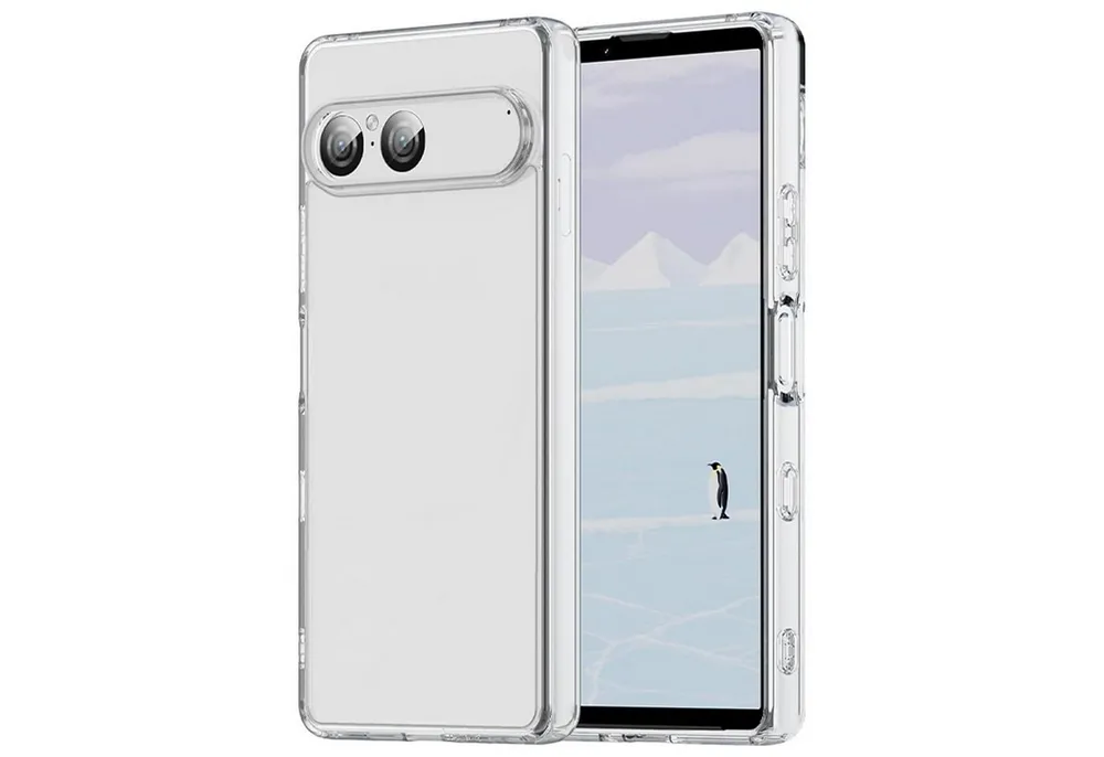 CoolGadget Handyhülle Transparent Ultra Slim Case für Sony Xperia 10 VII 6,1 Zoll, Silikon Hülle Dünne Schutzhülle für Xperia 10 VII 2025 Hülle