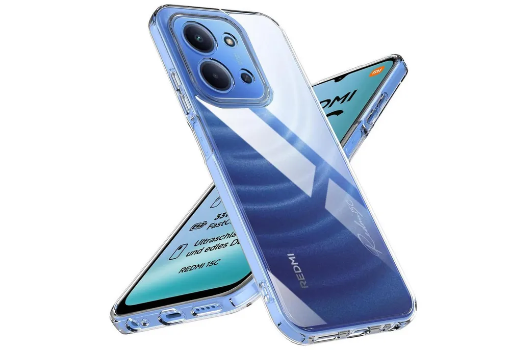CoolGadget Handyhülle Transparent Ultra Slim Case für Xiaomi Redmi 15C 6,9 Zoll, Silikon Hülle Dünne Schutzhülle für Redmi 15C 5G Hülle