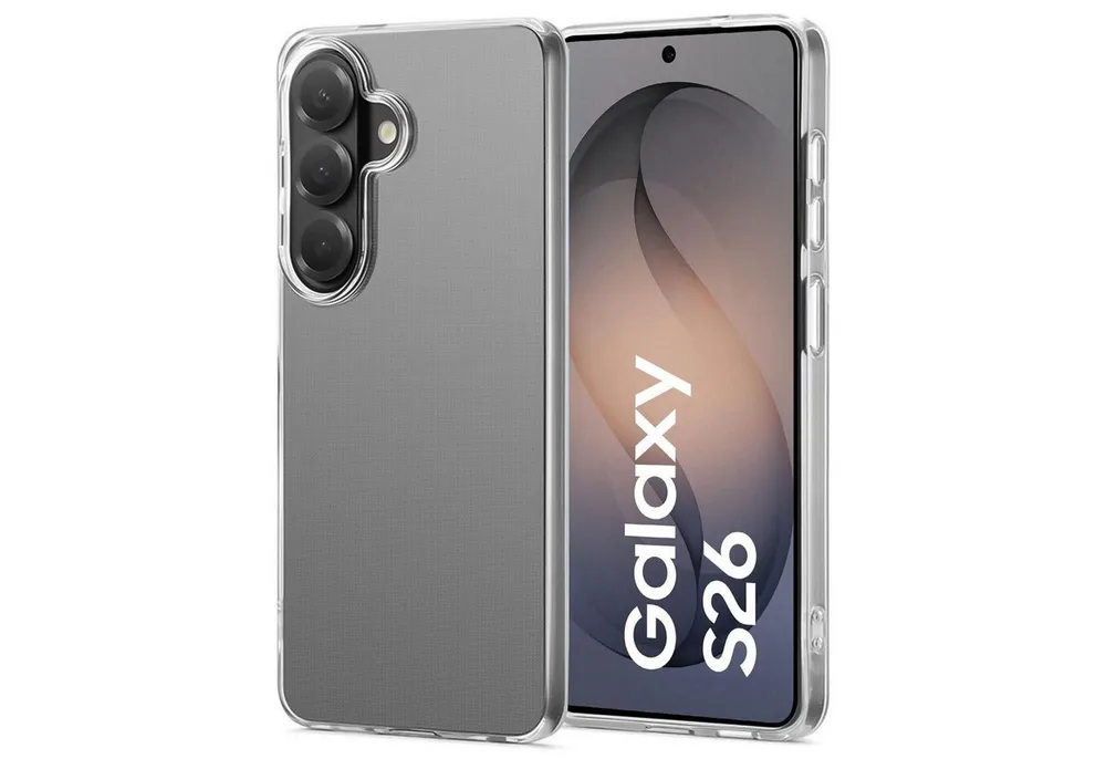 CoolGadget Handyhülle Transparent Ultra Slim Case für Samsung Galaxy S26 6,3 Zoll, Silikon Hülle Dünne Schutzhülle für Samsung S26 5G Hülle