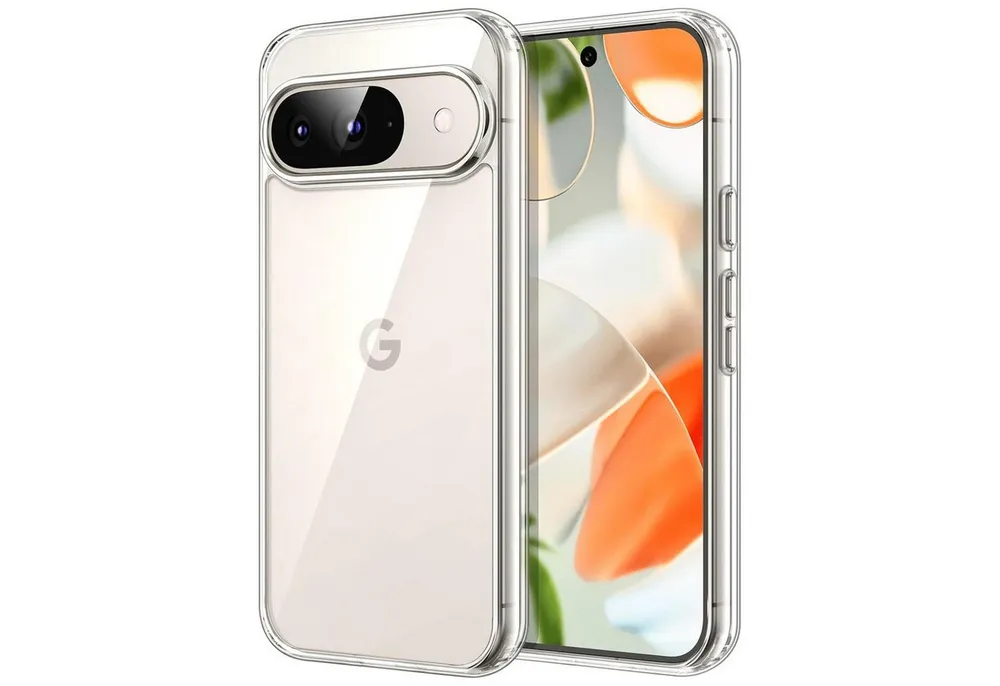 CoolGadget Handyhülle Transparent Ultra Slim Case für Google Pixel 9 6,3 Zoll, Silikon Hülle Dünne Schutzhülle für Pixel 9 Hülle