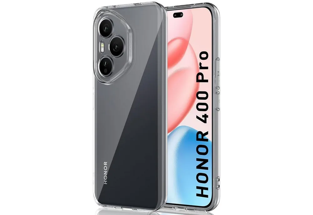 CoolGadget Handyhülle Transparent Ultra Slim Case für Honor 400 Pro 6,7 Zoll, Silikon Hülle Dünne Schutzhülle für Honor 400 Pro Hülle