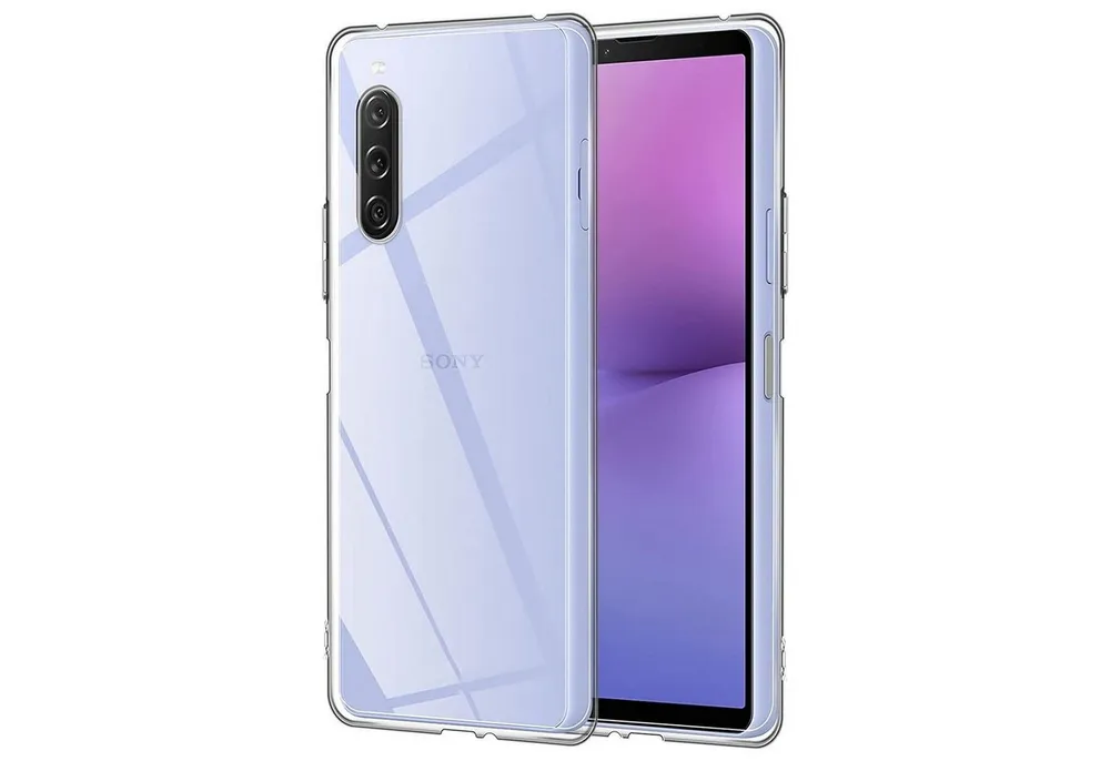 CoolGadget Handyhülle Transparent Ultra Slim Case für Sony Xperia 10 V 6,1 Zoll, Silikon Hülle Dünne Schutzhülle für Sony Xperia 10 V 2023 Hülle