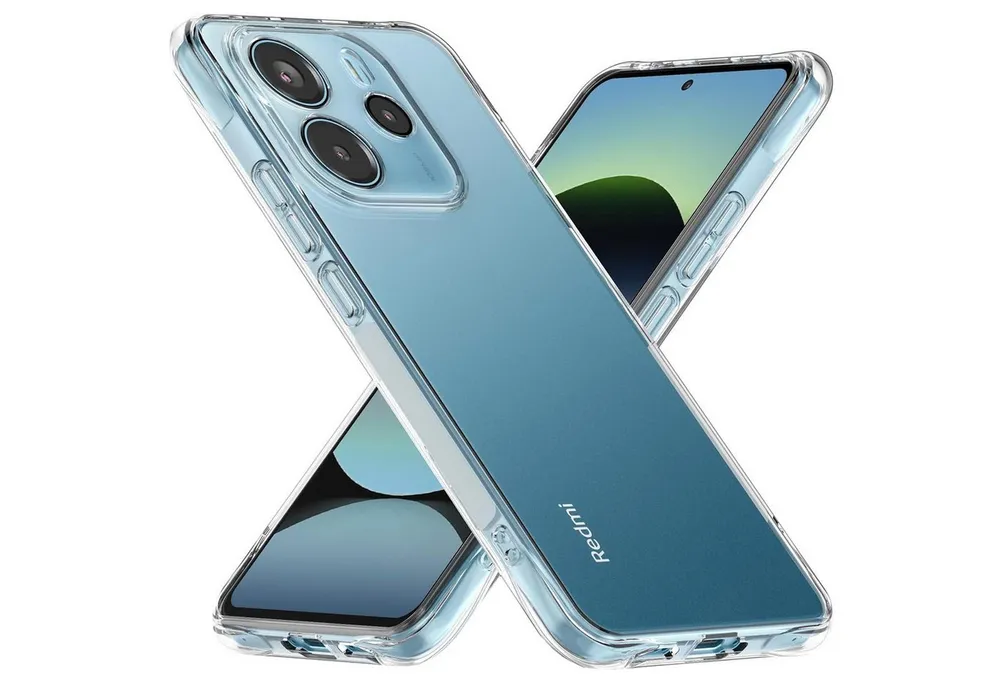 CoolGadget Handyhülle Transparent Ultra Slim Case für Xiaomi Redmi Note 14 4G 6,67 Zoll, Silikon Hülle Dünne Schutzhülle für Redmi Note 14 4G Hülle
