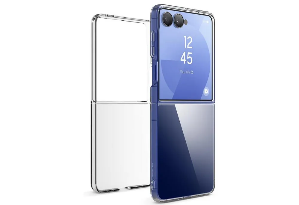 CoolGadget Handyhülle Transparent Ultra Slim Case für Samsung Galaxy Z Flip 7 6,9 Zoll, Silikon Hülle Dünne Schutzhülle für Samsung Z Flip7 5G Hülle