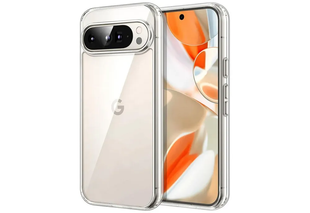 CoolGadget Handyhülle Transparent Ultra Slim Case für Google Pixel 9 Pro XL 6,8 Zoll, Silikon Hülle Dünne Schutzhülle für Pixel 9 Pro XL Hülle
