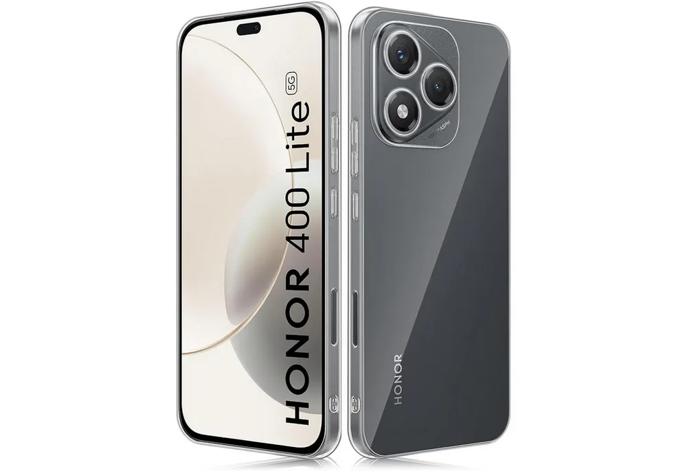 CoolGadget Handyhülle Transparent Ultra Slim Case für Honor 400 Lite 6,7 Zoll, Silikon Hülle Dünne Schutzhülle für Honor 400 Lite Hülle