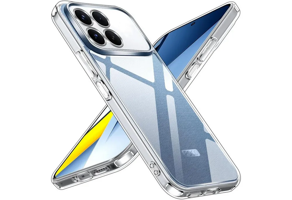 CoolGadget Handyhülle Transparent Ultra Slim Case für Xiaomi Poco F8 Pro 6,59 Zoll, Silikon Hülle Dünne Schutzhülle für Poco F8 Pro Hülle