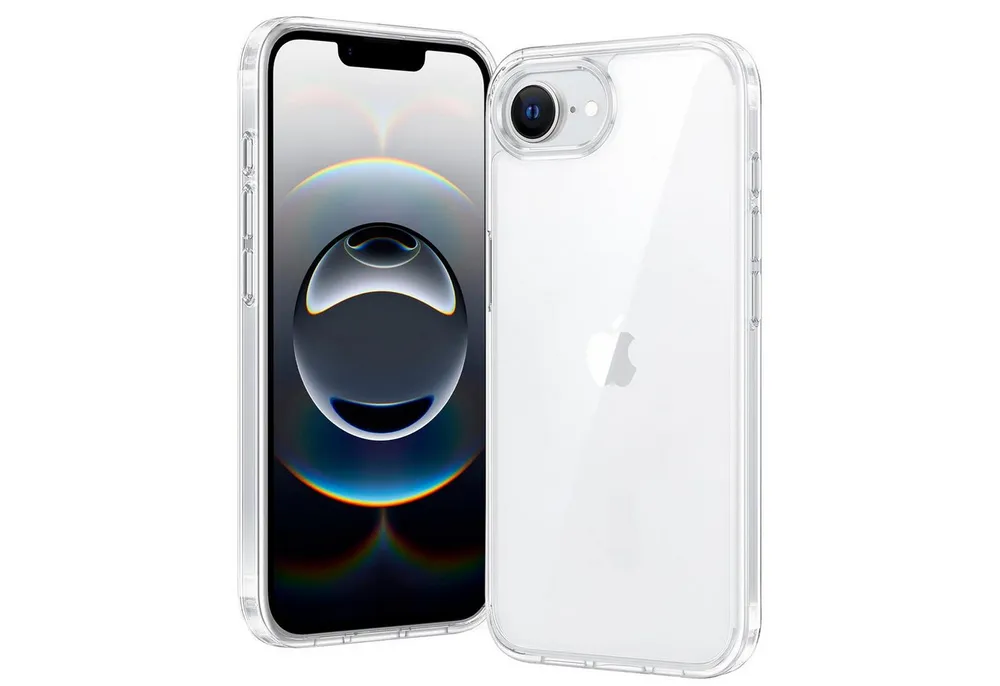 CoolGadget Handyhülle Transparent Ultra Slim Case für iPhone 17e / iPhone 16e 6,1 Zoll, Silikon Hülle Dünne Schutzhülle für iPhone 16e Hülle