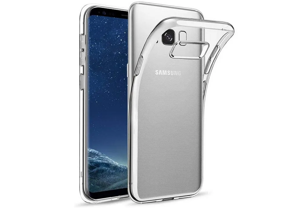 CoolGadget Handyhülle Transparent Ultra Slim Case für Samsung Galaxy S8 5,8 Zoll, Silikon Hülle Dünne Schutzhülle für Samsung S8 Hülle