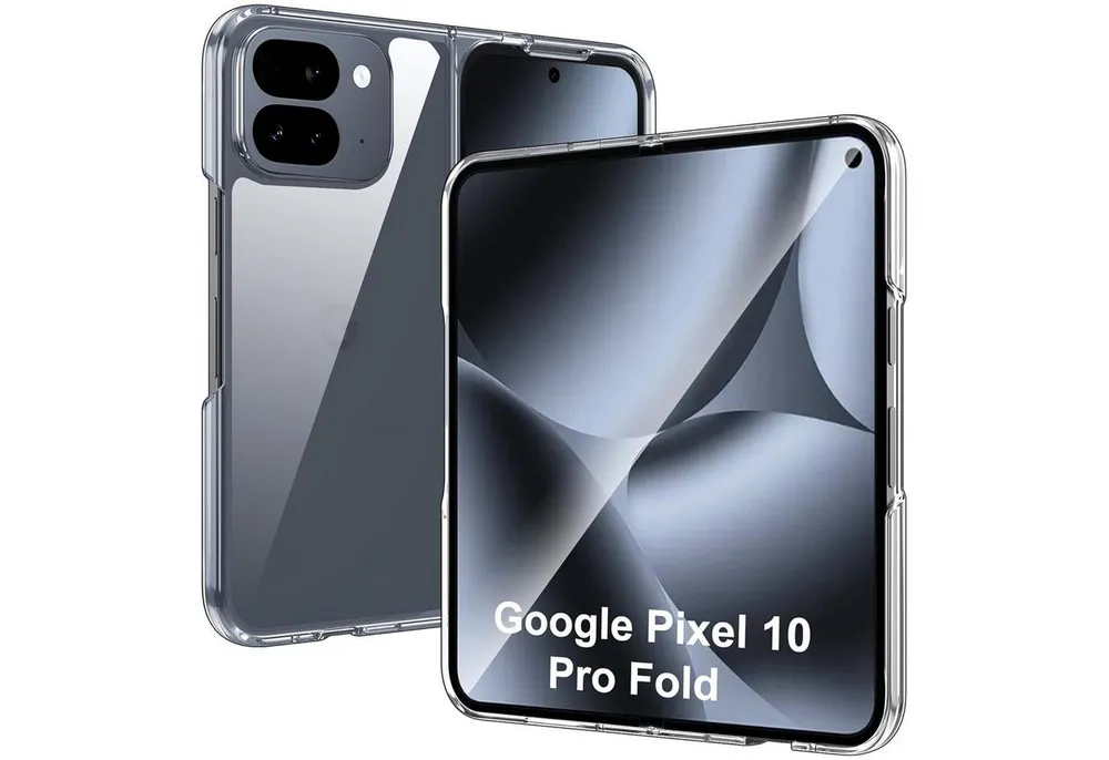 CoolGadget Handyhülle Transparent Ultra Slim Case für Google Pixel 10 Pro Fold 6,4 Zoll, Silikon Hülle Dünne Schutzhülle für Pixel 10 Pro Fold Hülle