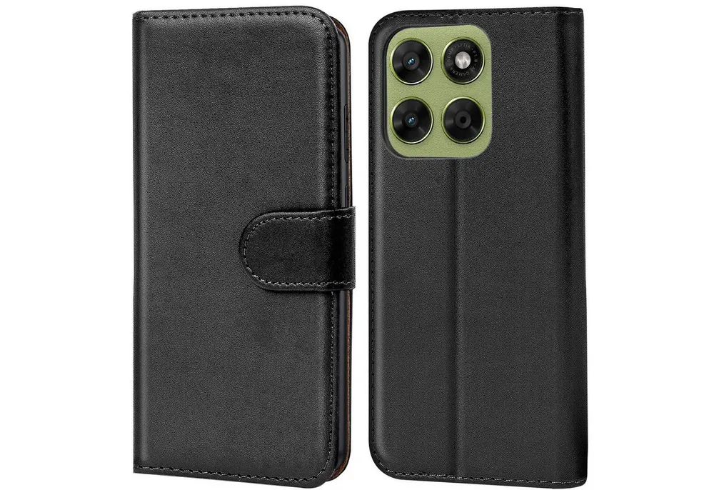 CoolGadget Handyhülle Wallet Klapp Tasche Book Case für Motorola Moto G67 / G77 / G87, Hülle Klapphülle Flip Cover Etui Schutzhülle