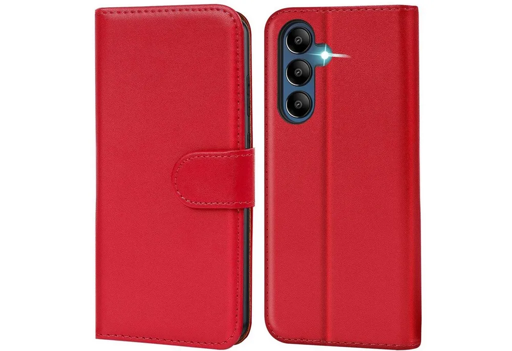 CoolGadget Handyhülle Wallet Klapp Tasche Book Case für Samsung Galaxy A16 5G, Hülle Klapphülle Flip Cover Etui Schutzhülle