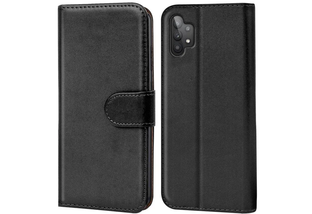 CoolGadget Handyhülle Wallet Klapp Tasche Book Case für Samsung Galaxy A32 5G 6,5 Zoll, Hülle Klapphülle Flip Cover Etui Schutzhülle