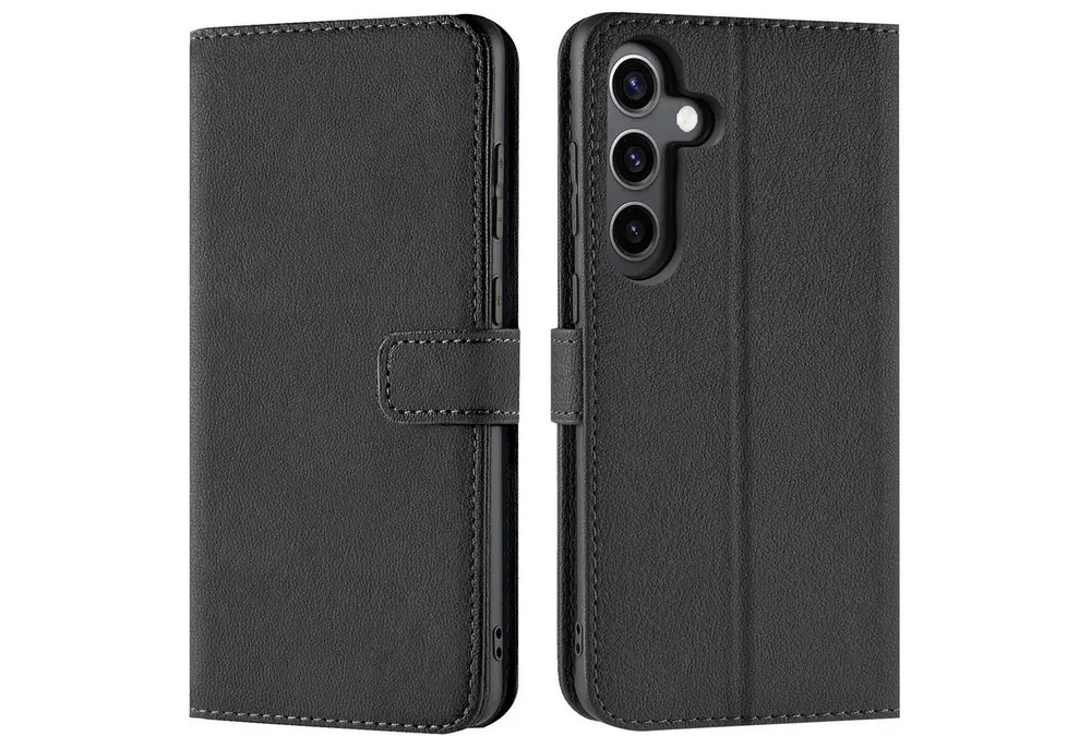 CoolGadget Handyhülle Wallet Klapp Tasche Book Case für Samsung Galaxy S24 6,2 Zoll, Hülle Klapphülle Flip Cover Etui Schutzhülle