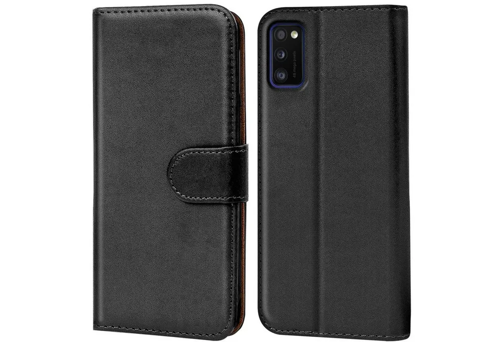 CoolGadget Handyhülle Wallet Klapp Tasche Book Case für Samsung Galaxy A41 6,1 Zoll, Hülle Klapphülle Flip Cover Etui Schutzhülle