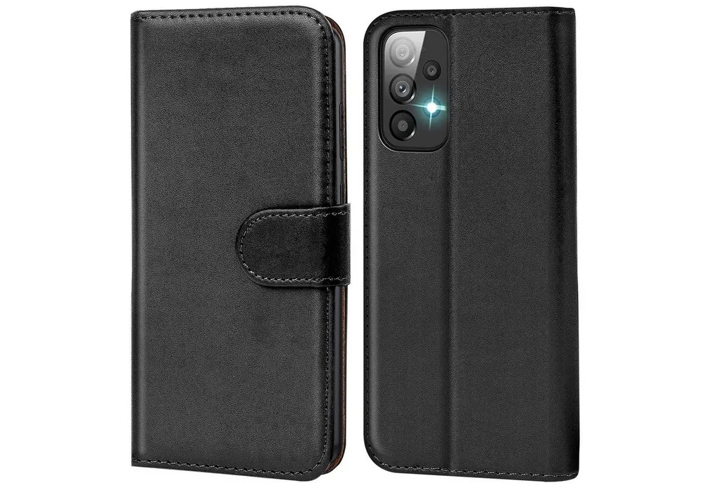 CoolGadget Handyhülle Wallet Klapp Tasche Book Case für Samsung Galaxy A23 5G 6,6 Zoll, Hülle Klapphülle Flip Cover Etui Schutzhülle